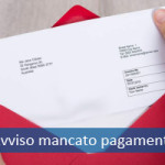 Avviso mancato pagamento e registrazione SIC cattivo pagatore